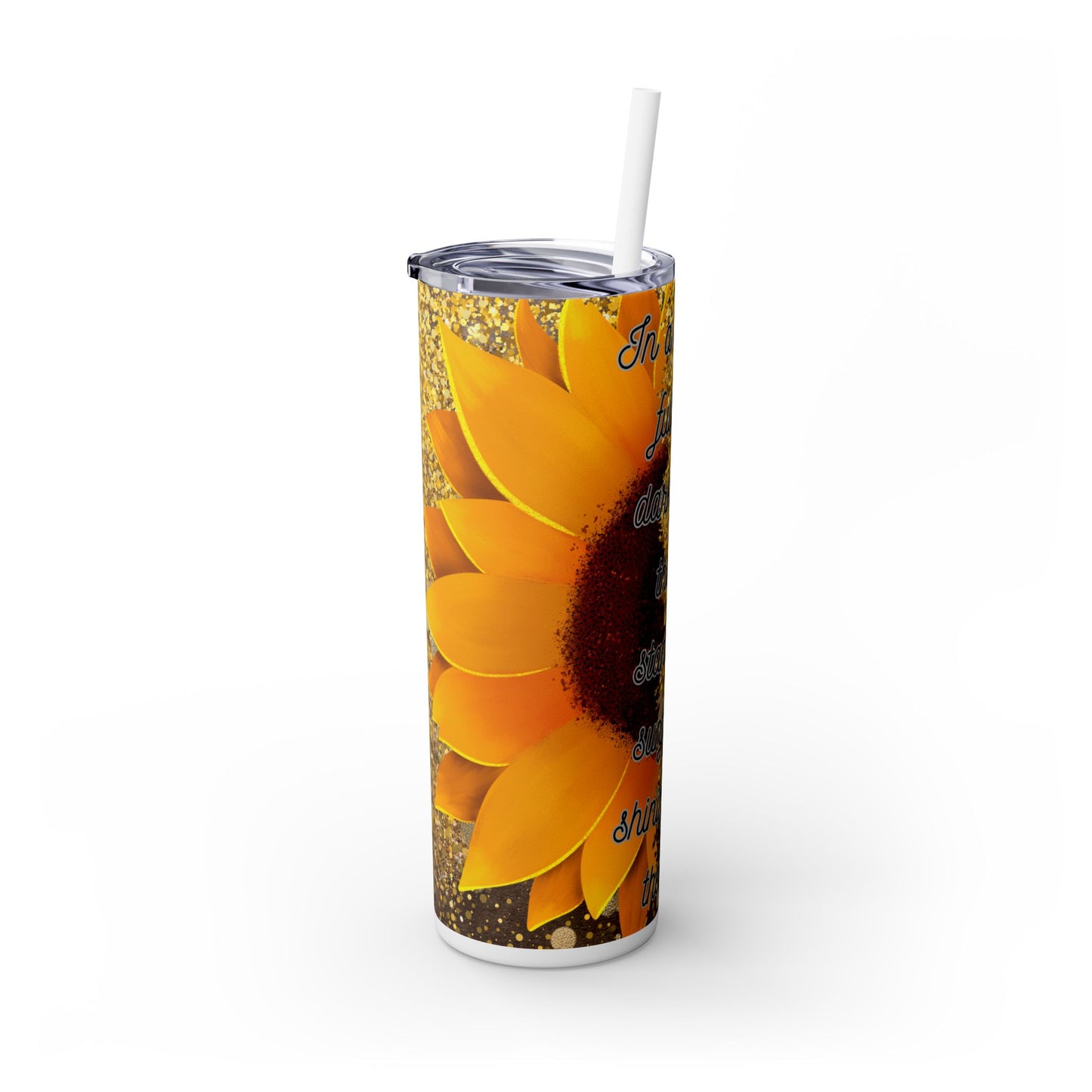 Skinny Tumbler with Straw, 20oz