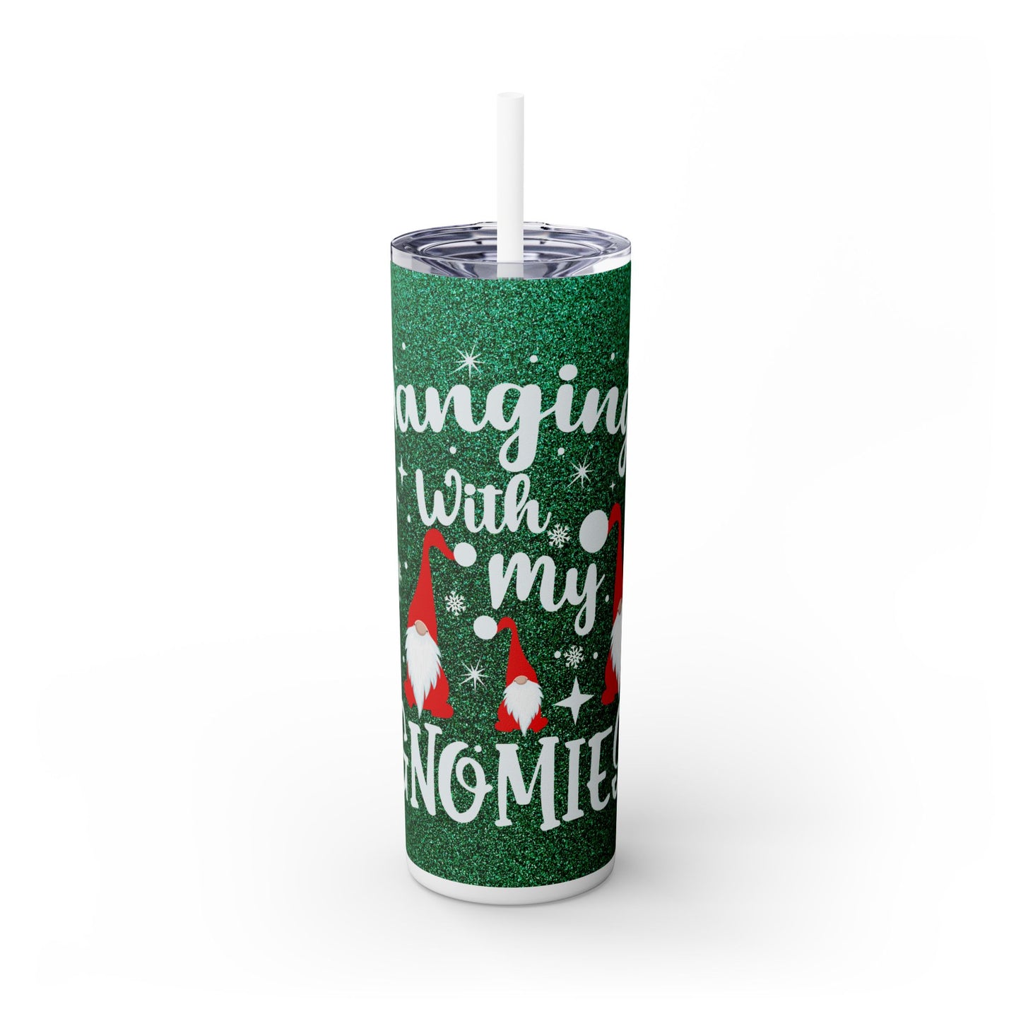 Skinny Tumbler with Straw, 20oz