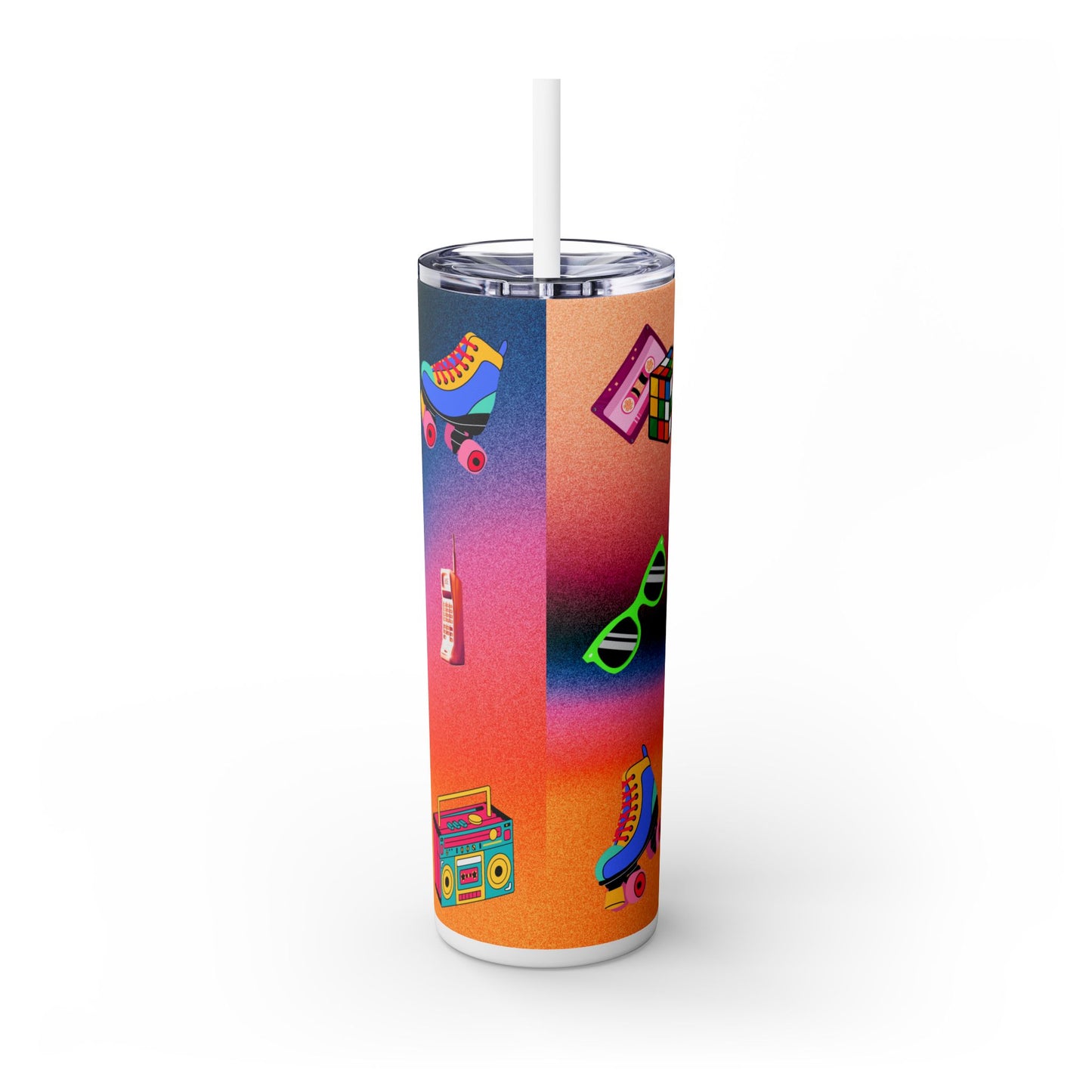 Skinny Tumbler with Straw, 20oz