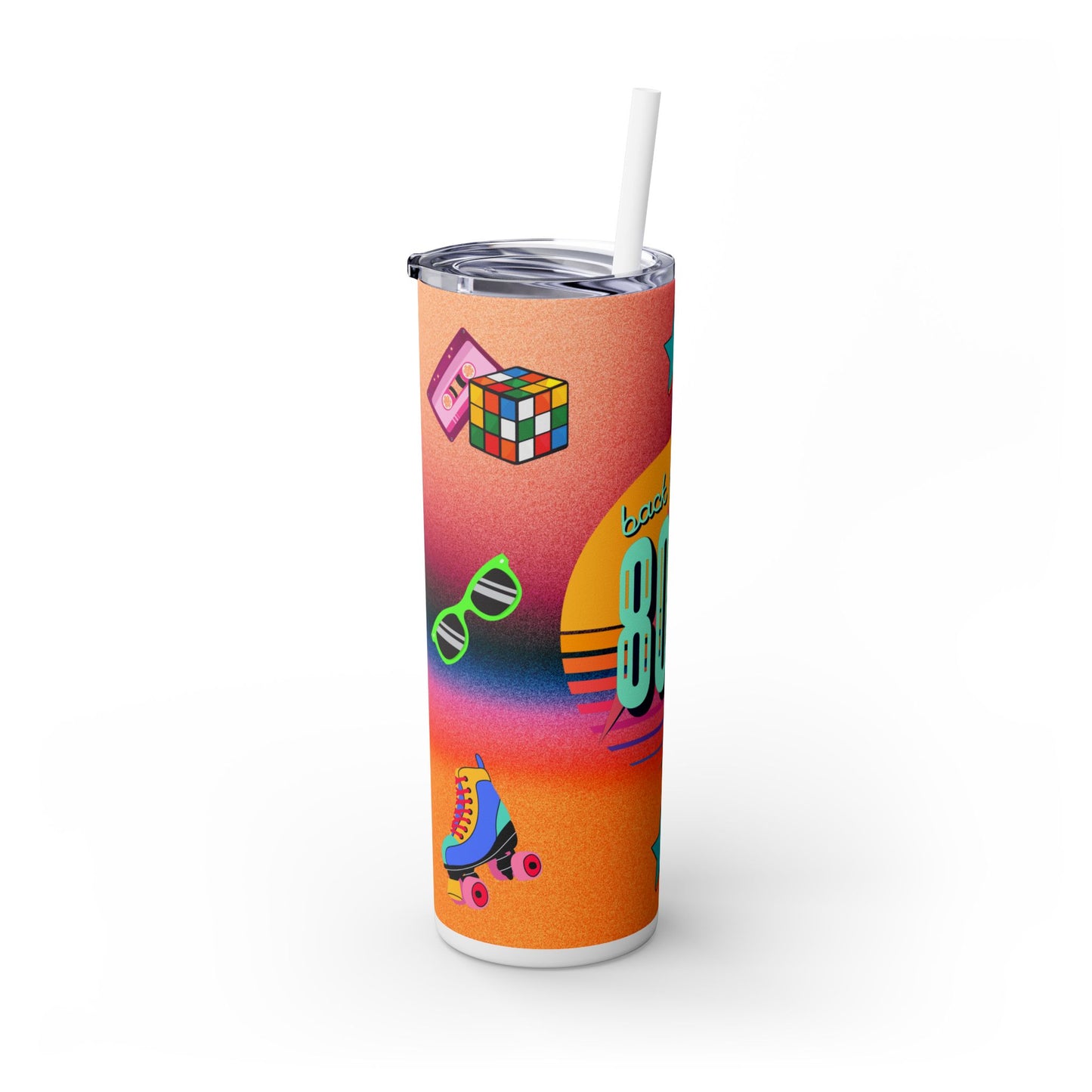 Skinny Tumbler with Straw, 20oz