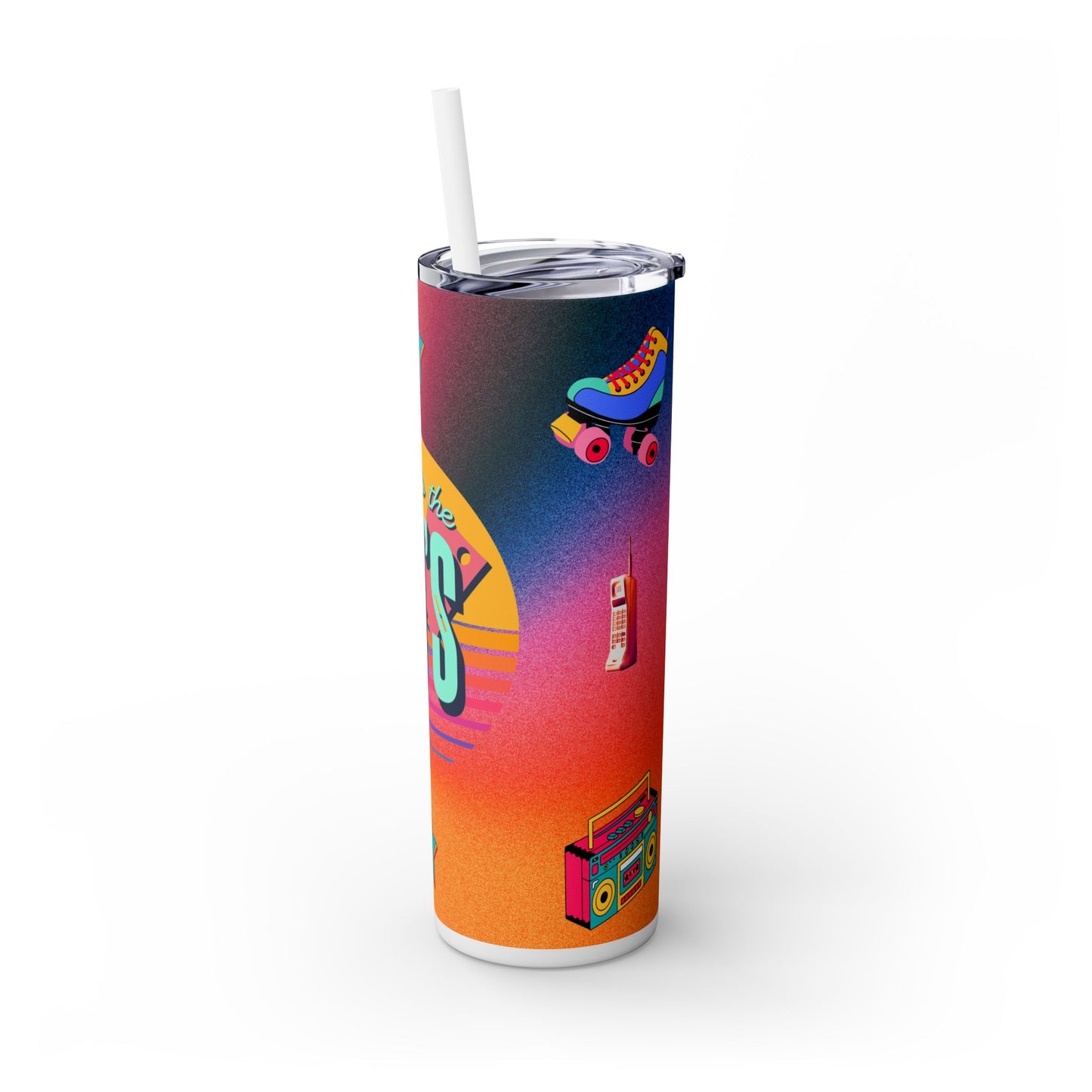 Skinny Tumbler with Straw, 20oz